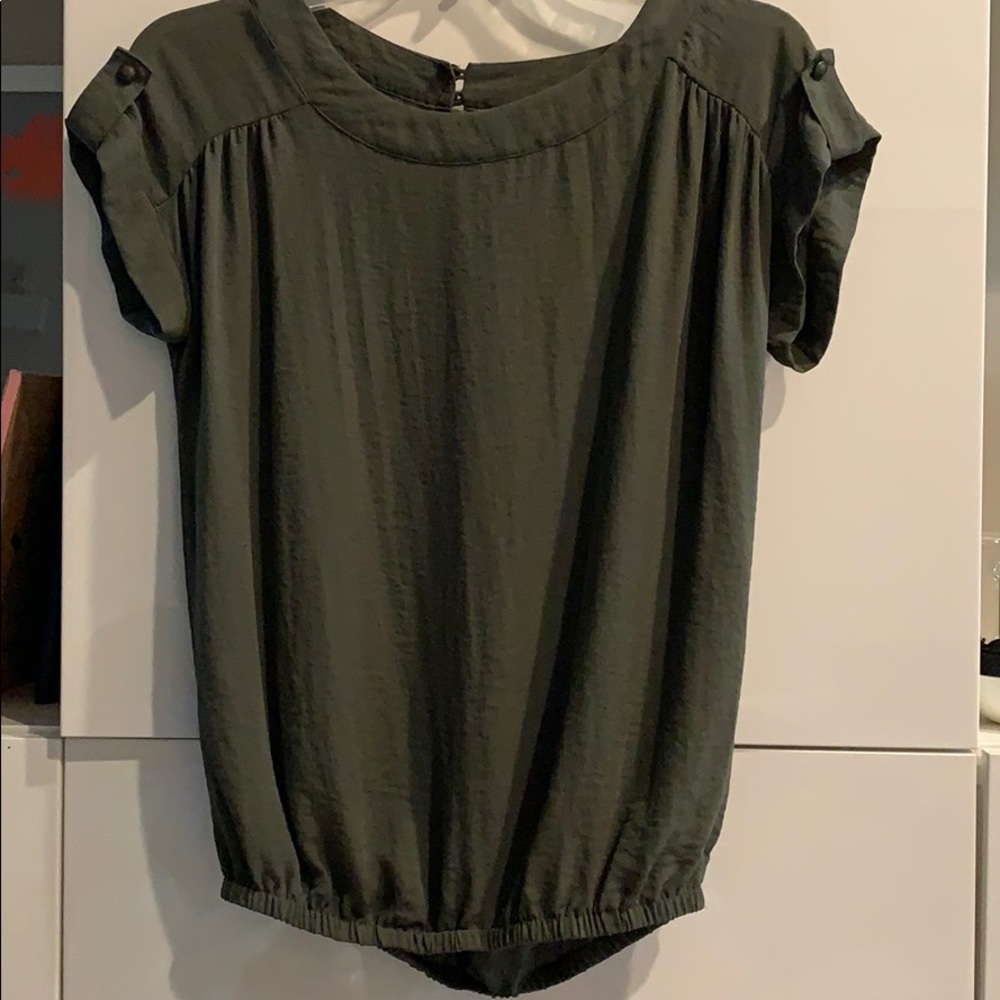 Dark Green Blouse